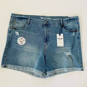 Wallflower | Fearless Curvy Super High Rise Distressed High Rise NWT 22W